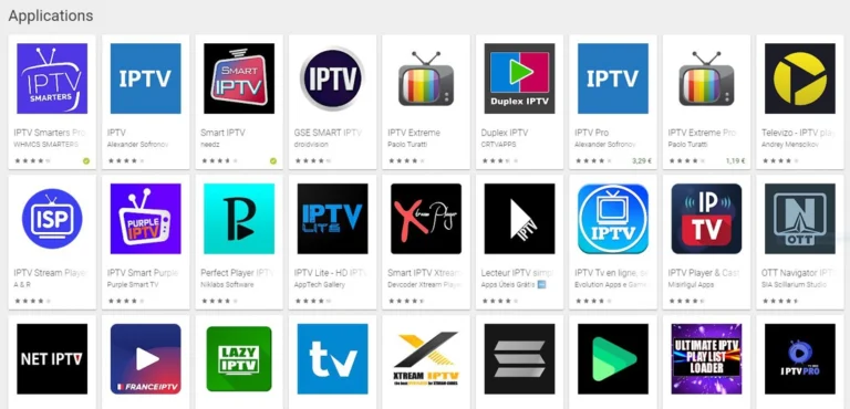 Applications IPTV gratuites